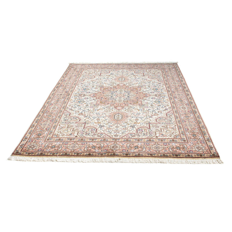 Täbriz - 50 Raj Teppich 152x204cm - Perserteppich - beige