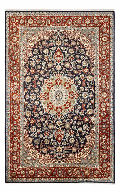 Golpayegan Teppich 203x294cm - Perserteppich - dunkelblau