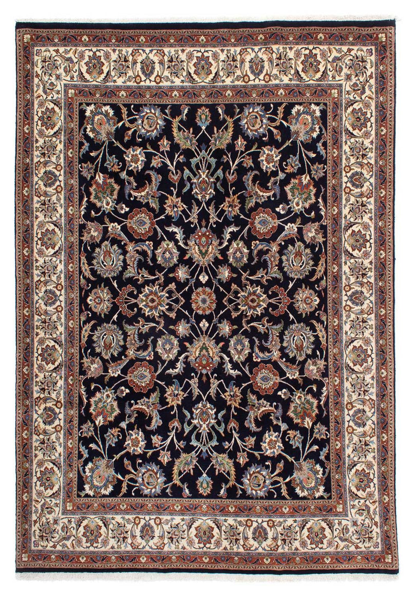 Maschad Teppich 208x285cm - Perserteppich - schwarz
