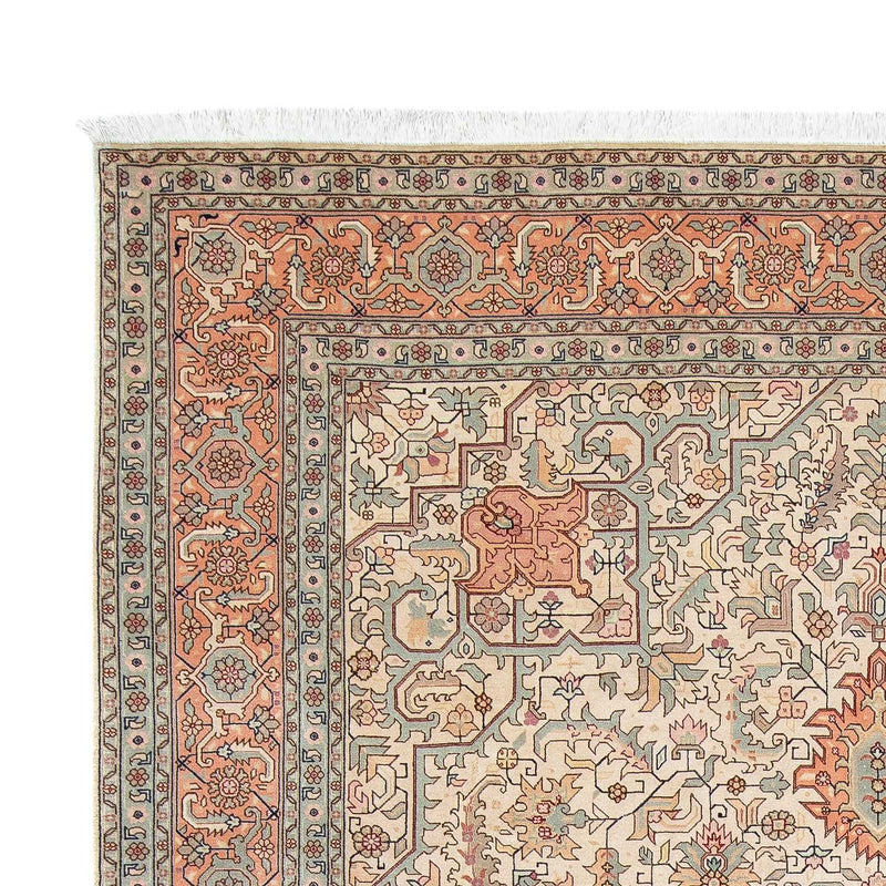 Täbriz - 50 Raj Teppich 205x302cm - Perserteppich - beige
