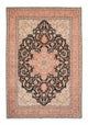Täbriz - 50 Raj Teppich 204x311cm - Perserteppich - dunkelblau