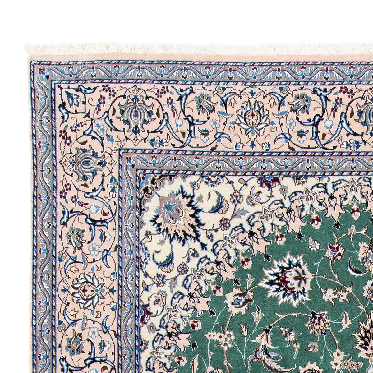 Nain - 9La Teppich 200x302cm - Perserteppich - grün