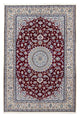 Nain - 9La Teppich 206x298cm - Perserteppich - dunkelrot