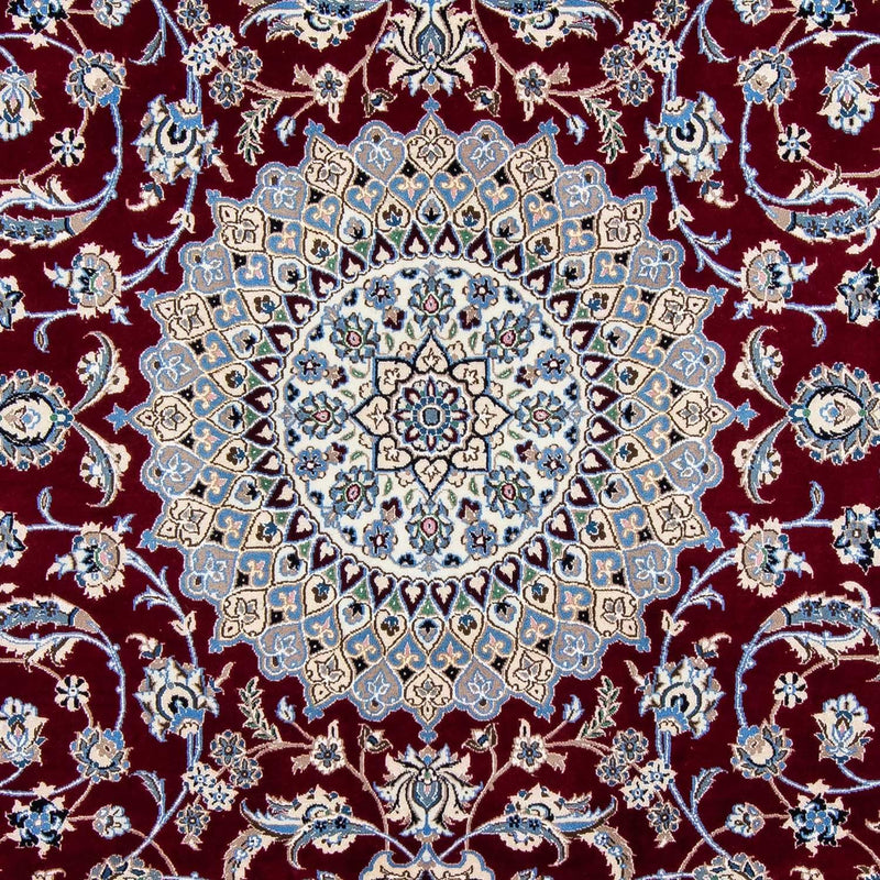 Nain - 9La Teppich 206x298cm - Perserteppich - dunkelrot