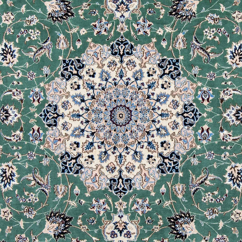 Nain - 9La Teppich 198x293cm - Perserteppich - grün