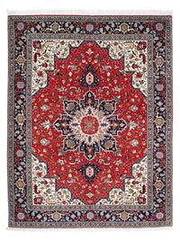 Täbriz - 50 Raj Teppich 152x196cm - Perserteppich - dunkelrot – product image