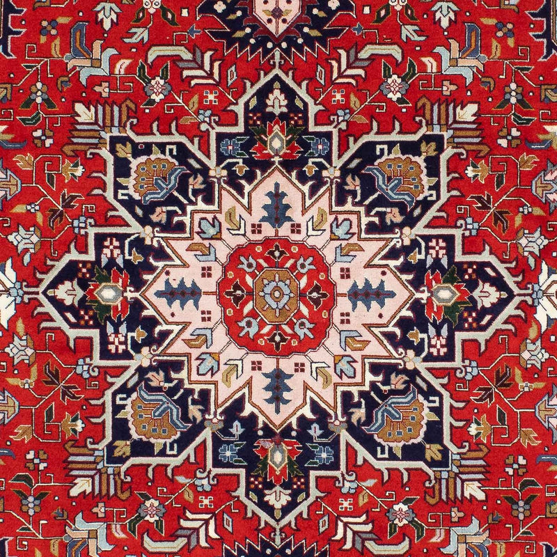 Täbriz - 50 Raj Teppich 152x196cm - Perserteppich - dunkelrot