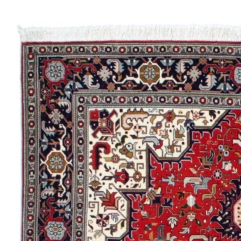 Täbriz - 50 Raj Teppich 152x196cm - Perserteppich - dunkelrot