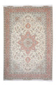 Täbriz - 50 Raj Teppich 206x310cm - Perserteppich - beige