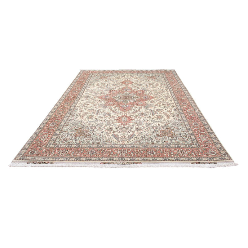 Täbriz - 50 Raj Teppich 206x310cm - Perserteppich - beige