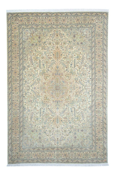 Täbriz - 50 Raj Teppich 203x306cm - Perserteppich - mehrfarbig