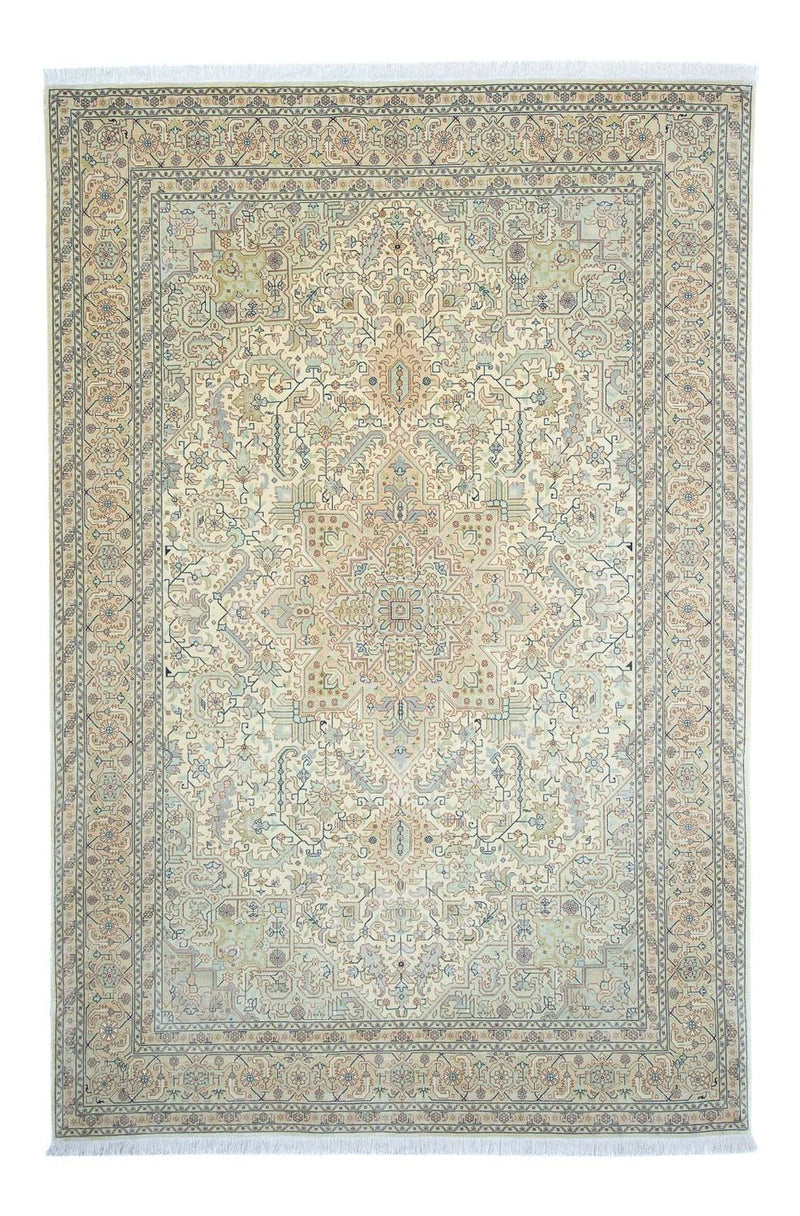 Täbriz - 50 Raj Teppich 203x306cm - Perserteppich - mehrfarbig