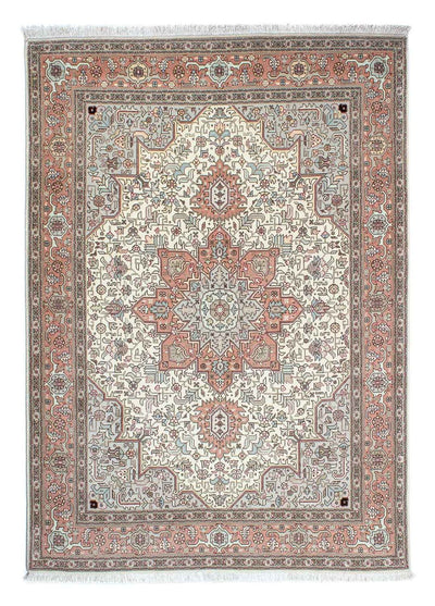Täbriz - 50 Raj Teppich 152x218cm - Perserteppich - beige