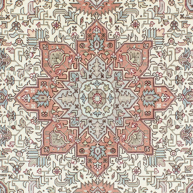 Täbriz - 50 Raj Teppich 152x218cm - Perserteppich - beige