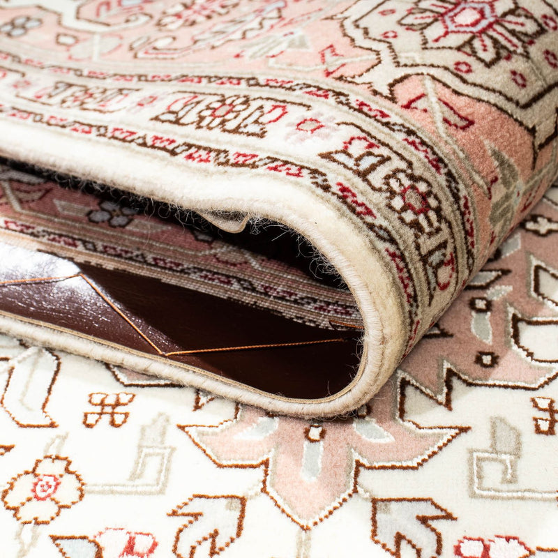 Täbriz - 50 Raj Teppich 152x218cm - Perserteppich - beige