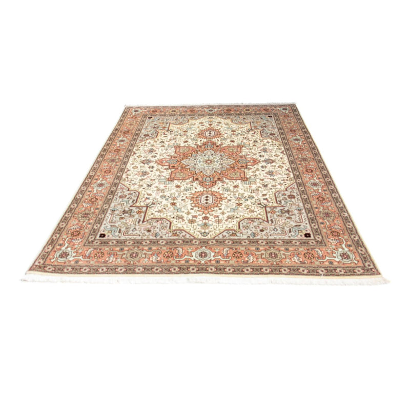 Täbriz - 50 Raj Teppich 152x218cm - Perserteppich - beige