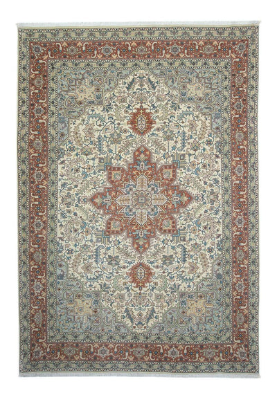 Täbriz - 50 Raj Teppich 207x303cm - Perserteppich - beige
