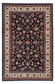 Kaschmar Teppich 204x290cm - Perserteppich - schwarz