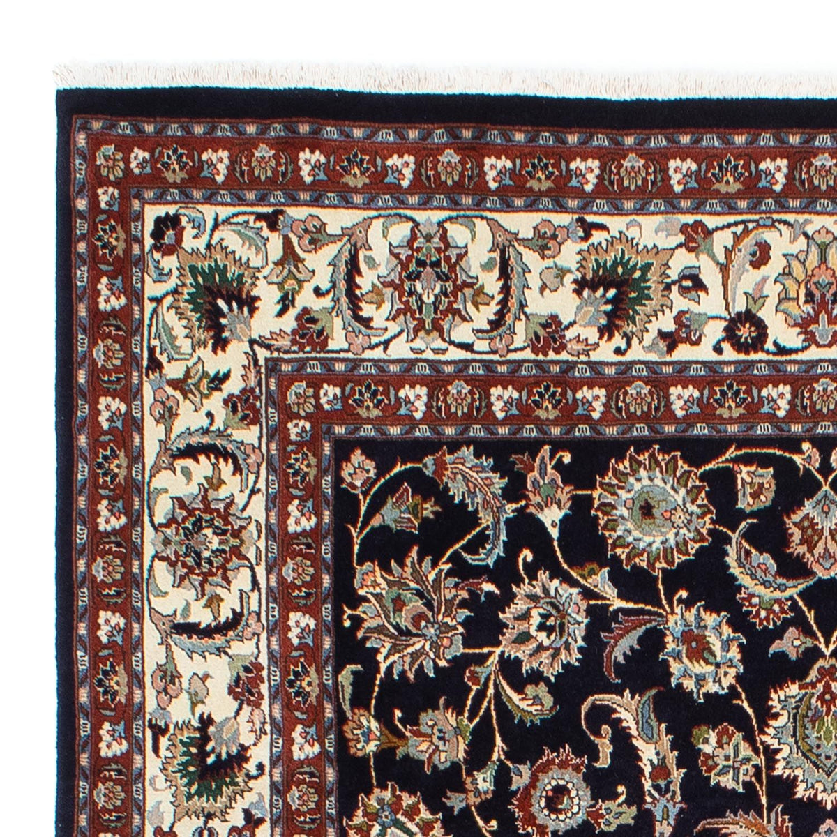 Kaschmar Teppich 192x298cm - Perserteppich - schwarz