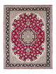 Täbriz - 50 Raj Teppich 150x200cm - Perserteppich - dunkelrot