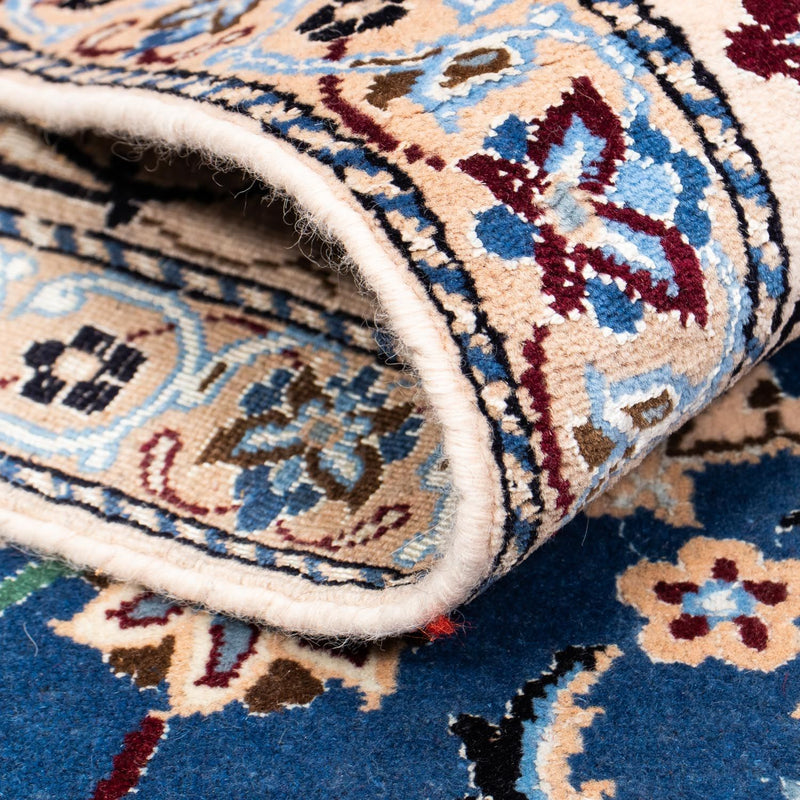 Nain - 9La Teppich 198x302cm - Perserteppich - blau