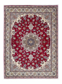 Täbriz - 50 Raj Teppich 150x202cm - Perserteppich - dunkelrot – product image