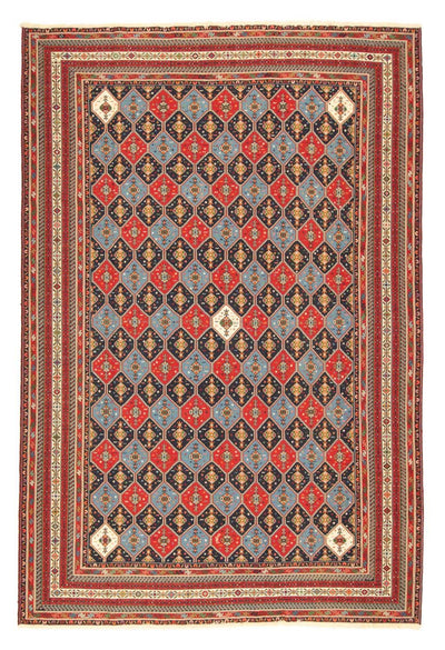 Afshar Sirjan Teppich 199x290cm - Perserteppich - mehrfarbig
