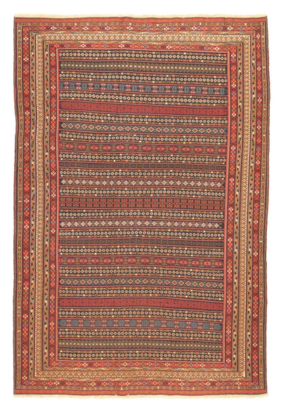 Afshar Sirjan Teppich 192x291cm - Perserteppich - mehrfarbig