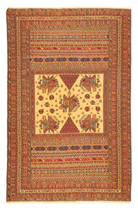 Afshar Sirjan Teppich 196x297cm - Perserteppich - mehrfarbig – product image