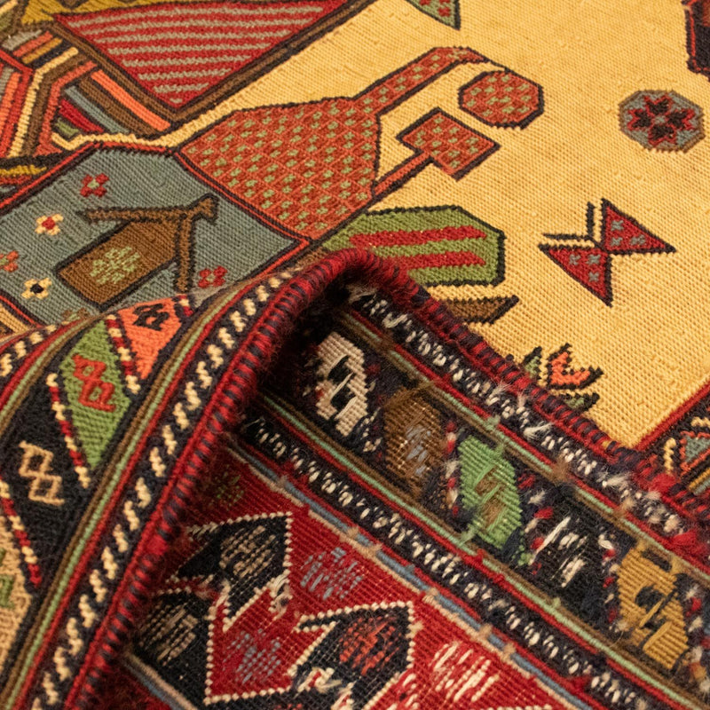 Afshar Sirjan Teppich 196x297cm - Perserteppich - mehrfarbig