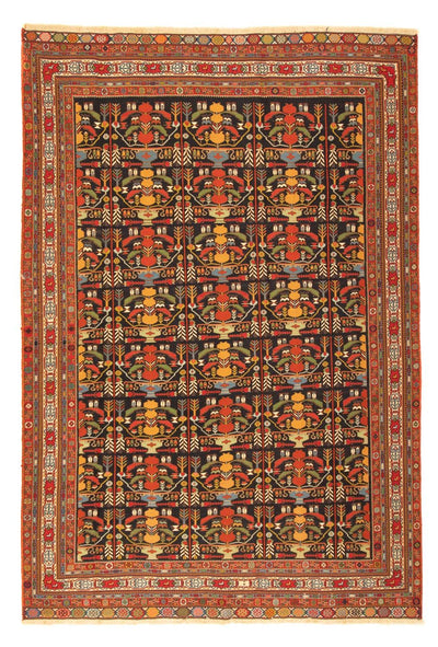 Afshar Sirjan Teppich 195x284cm - Perserteppich - mehrfarbig