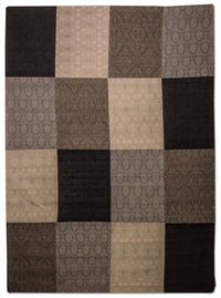 Patchwork Teppich 240x340cm - Wollteppich - mehrfarbig – product image