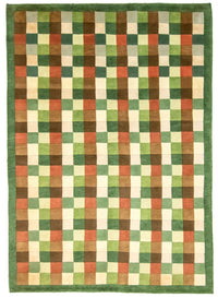 Nepal Teppich 160x230cm - Wollteppich - grün – product image