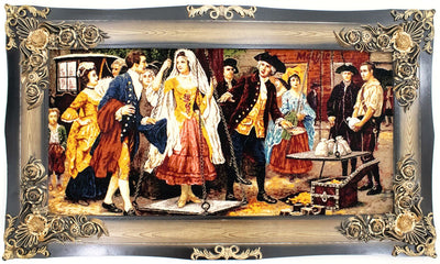 Bild-Teppich 70x120cm - Orientteppich - mehrfarbig