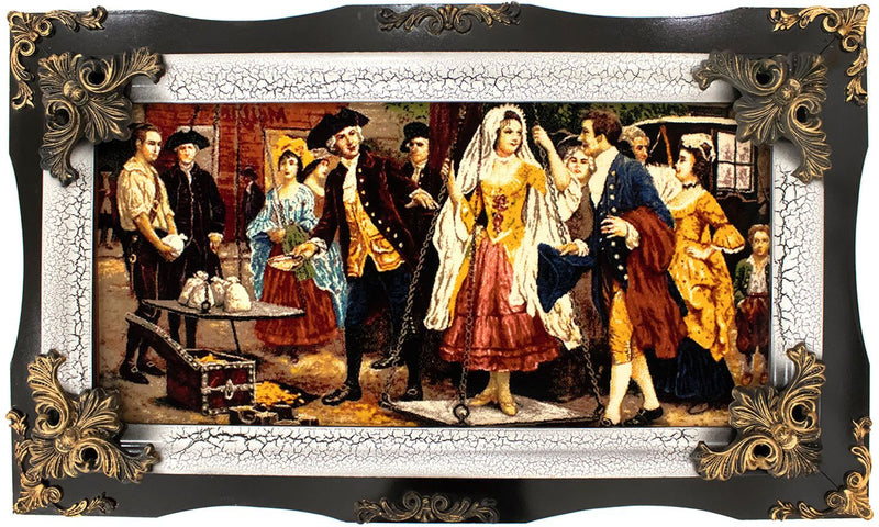 Bild-Teppich 70x120cm - Orientteppich - mehrfarbig