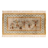 China Seide Teppich 93x154cm - Orientteppich - dunkelbeige – product image