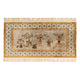 China Seide Teppich 93x154cm - Orientteppich - dunkelbeige