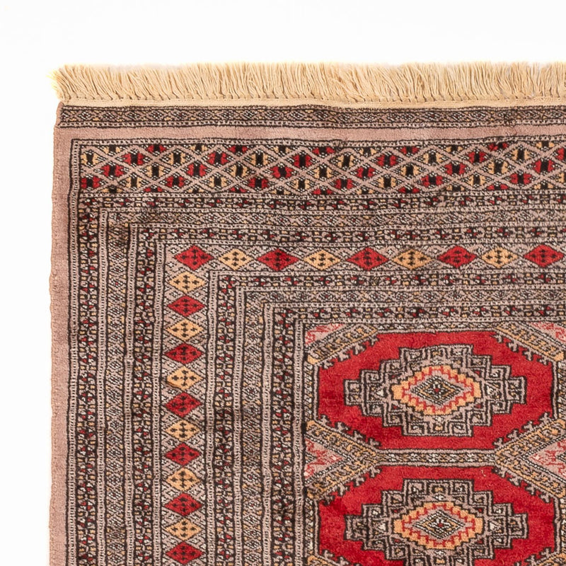 Pakistan Teppich 124x165cm - Orientteppich - dunkelbeige