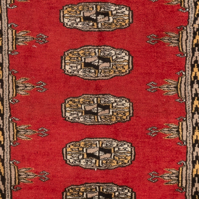 Pakistan Teppich 82x124cm - Orientteppich - rot